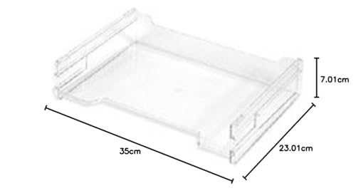 herlitz-1610393-ablagekorb-a4-quer-transparent-stapelbar-3er-set image 4