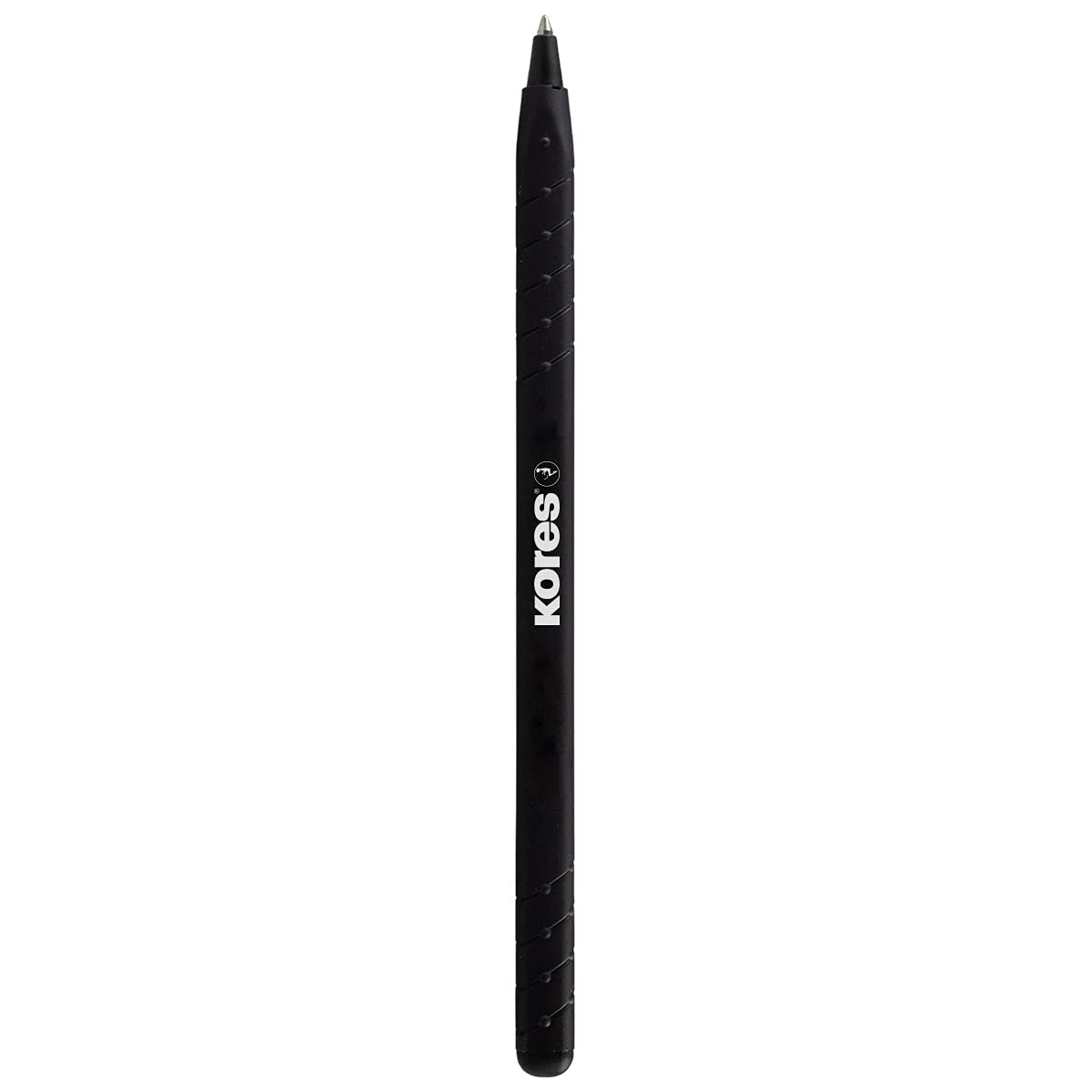 kores-k0r-m-kugelschreiber-schwarz-1-0-mm-12-st-ck-mit-griff image 3