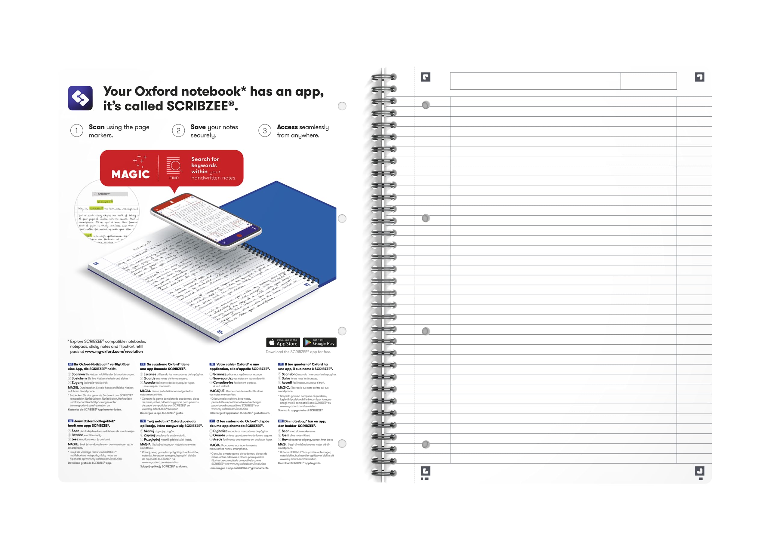 oxford-collegeblock-a4-liniert-140-seiten-optik-paper-5er-pack-4-farbig-sortiert image 4