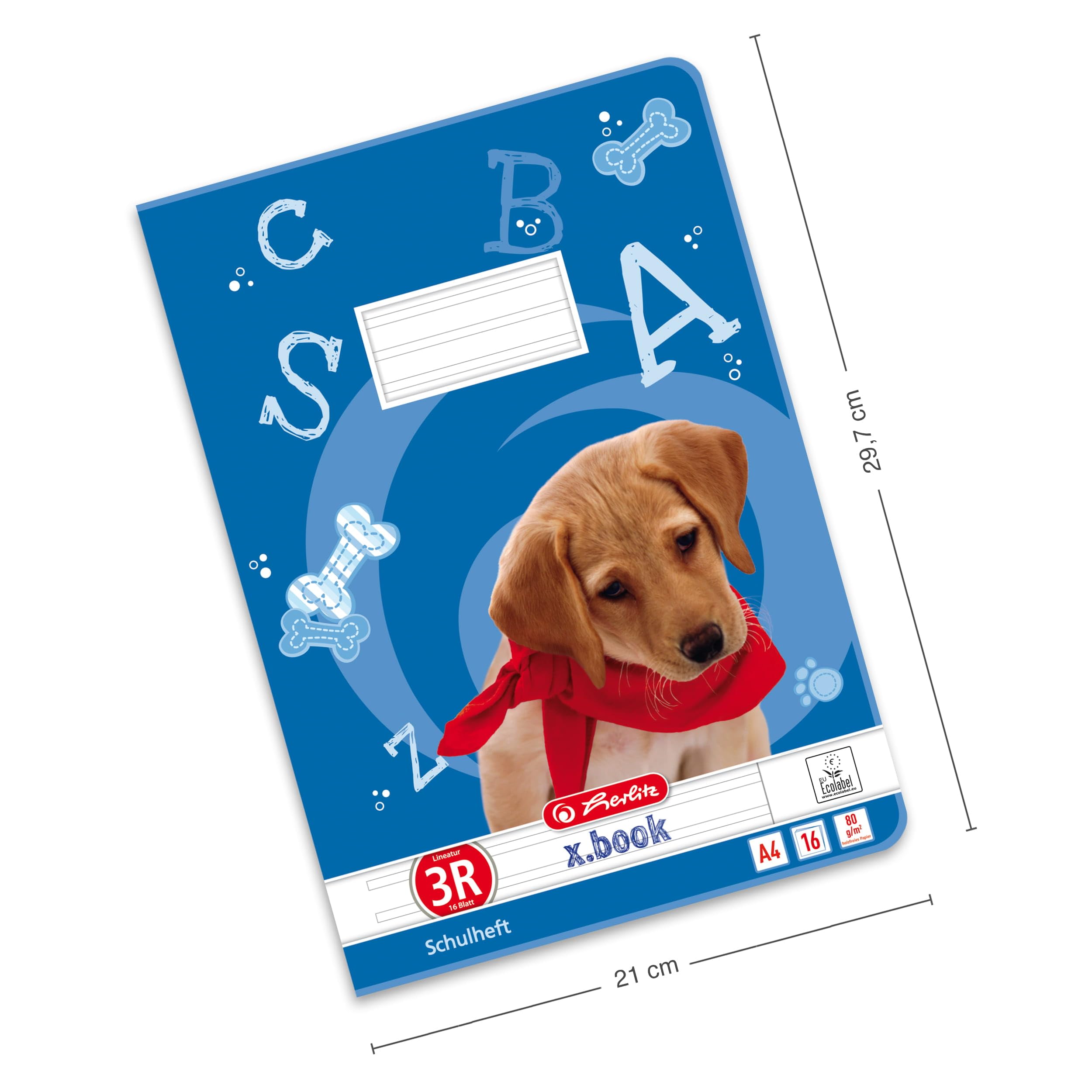 herlitz-schulheft-a4-lineatur-3r-3-klasse-16-blatt-10-st-ck image 2