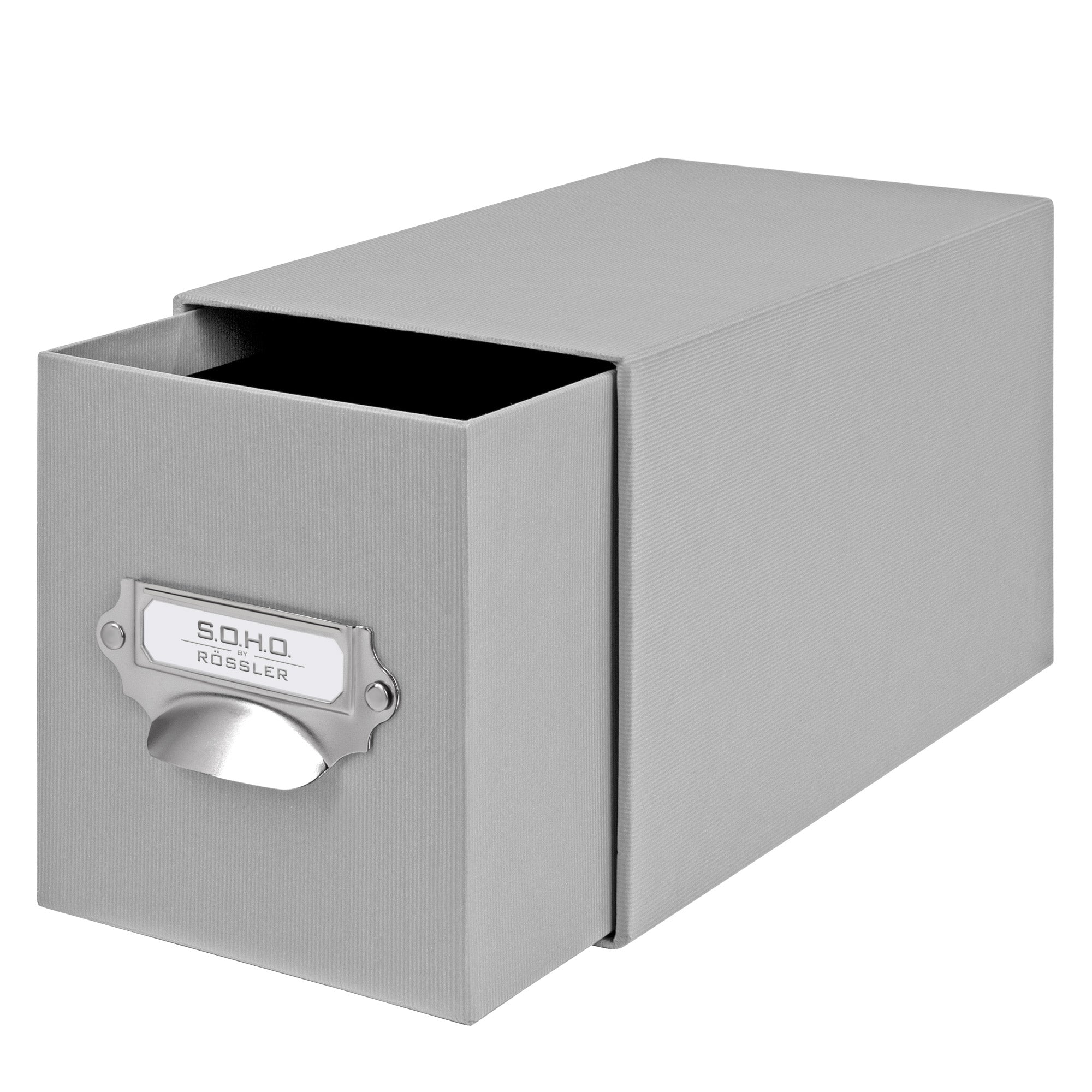 r-ssler-s-o-h-o-schubladenbox-a6-f-r-cds-fotos-stone-grau image 2