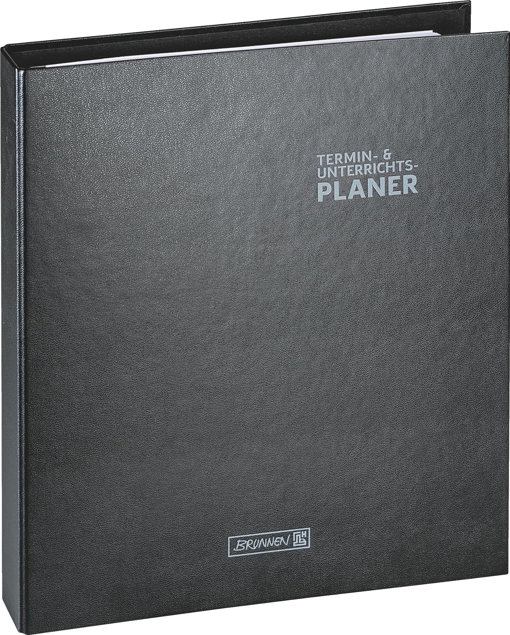 brunnen-ringbuch-kalender-mit-einlage-2026-2027-a4-hardcover-schwarz-2-seiten-1- image 1