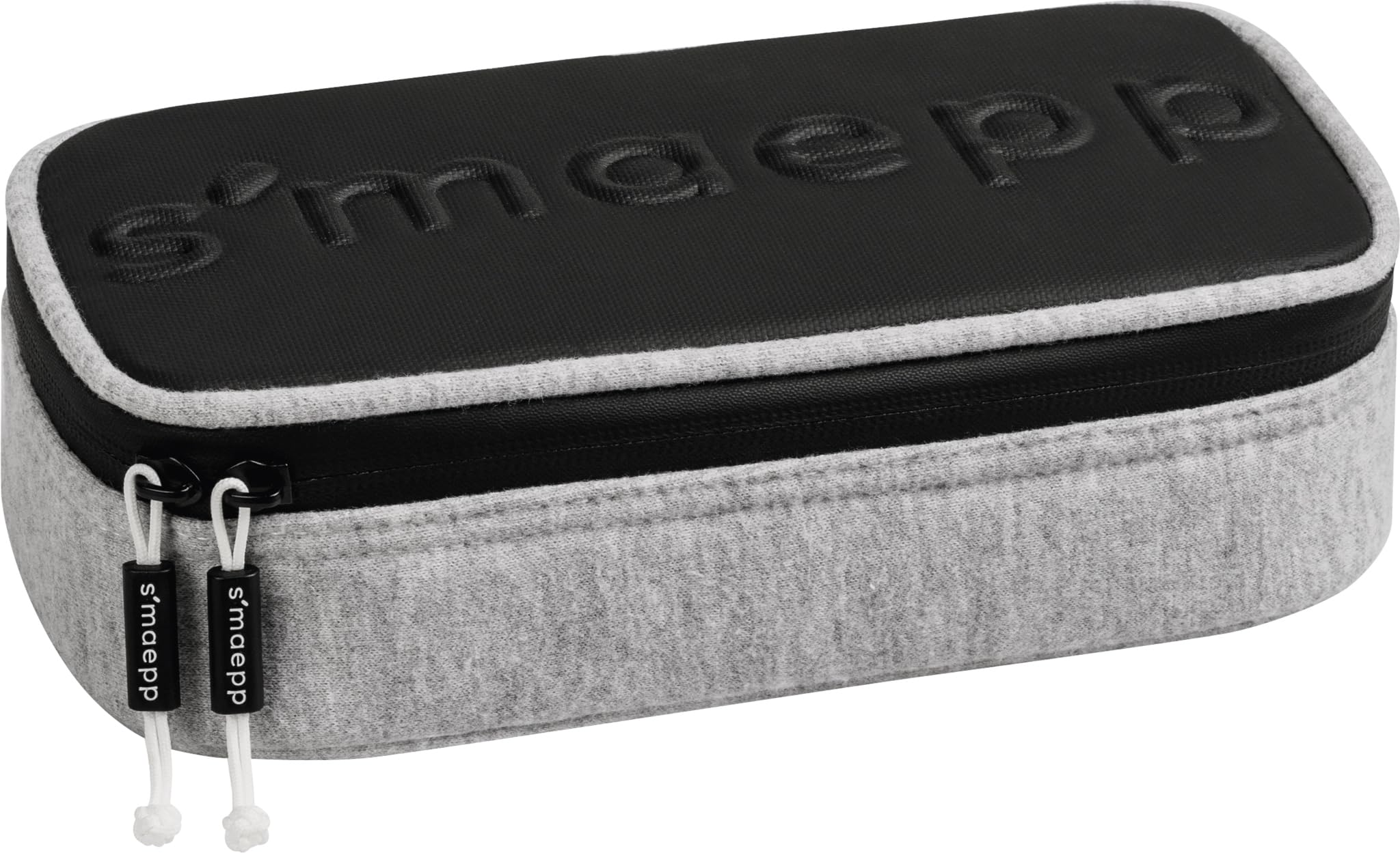 brunnen-schlamperm-ppchen-s-maepp-xl-grey-hellgrau-schwarz-federm-ppchen-mit-1-k image 1