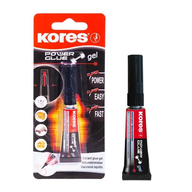 kores-powerglue-sekundenkleber-3g-tube-extra-starker-mehrzweckkleber image 1