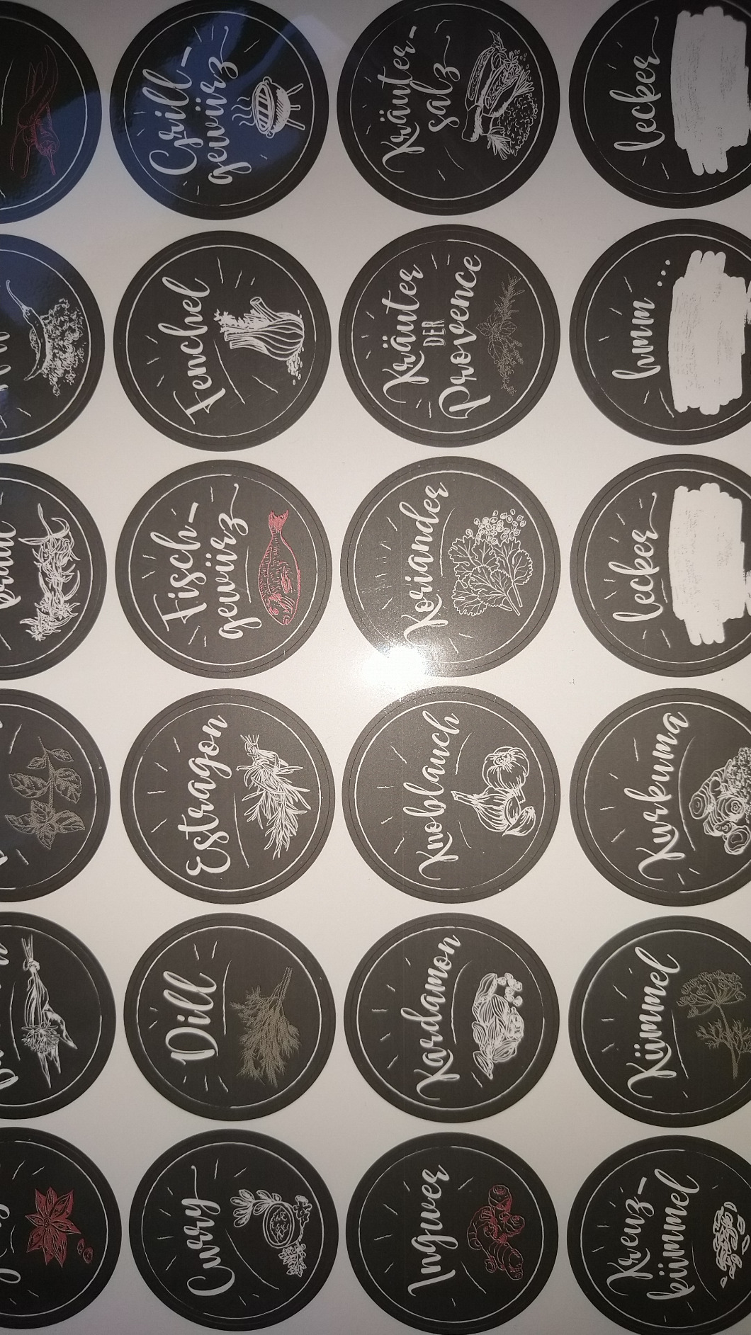 Schöne Optik für Gewürzgläser