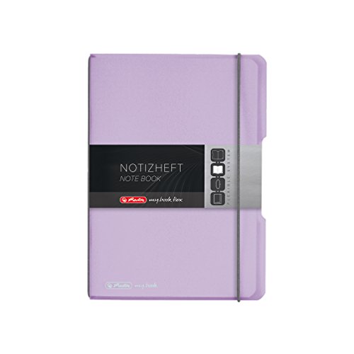 herlitz-my-book-notizheft-a5-liniert-flieder-transparent-40-blatt-mit-gummi image 5