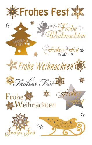 avery-zweckform-z-design-aufkleber-weihnachten-schriftz-ge-gold-silber-20-st-ck image 7