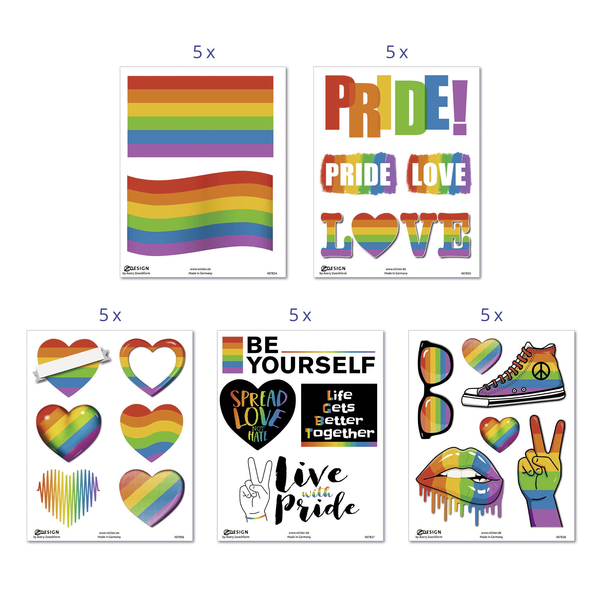 avery-zweckform-58244-z-design-lgbtq-pride-sticker-bunt-wasserfest-110-st-ck image 3