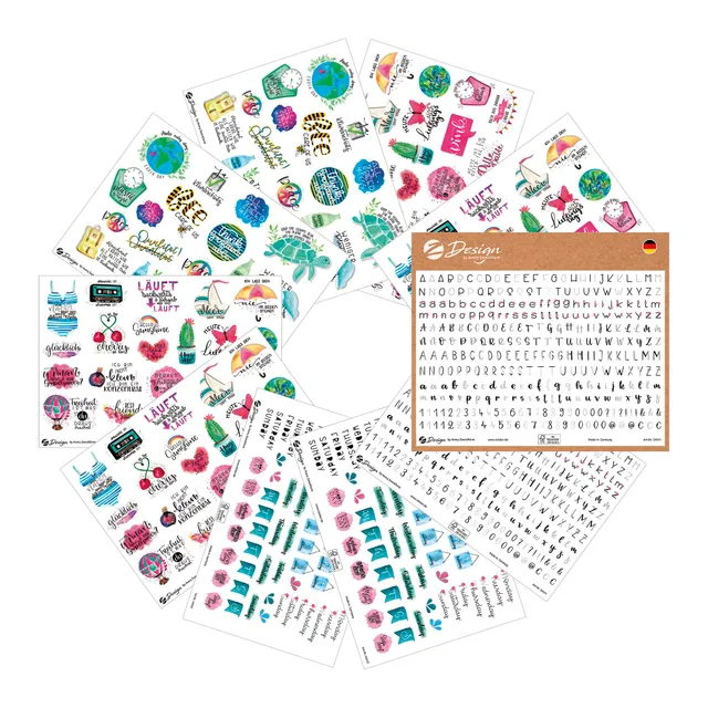 avery-zweckform-926-bullet-journal-sticker-set-art-51005-mit-silberpr-gung image 1