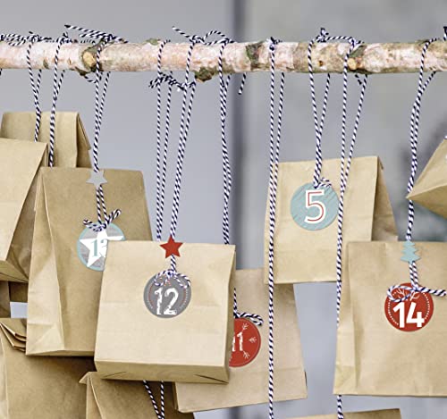 avery-zweckform-z-design-54617-adventskalender-zahlen-sticker-24-zahlen-1-24-sil image 8