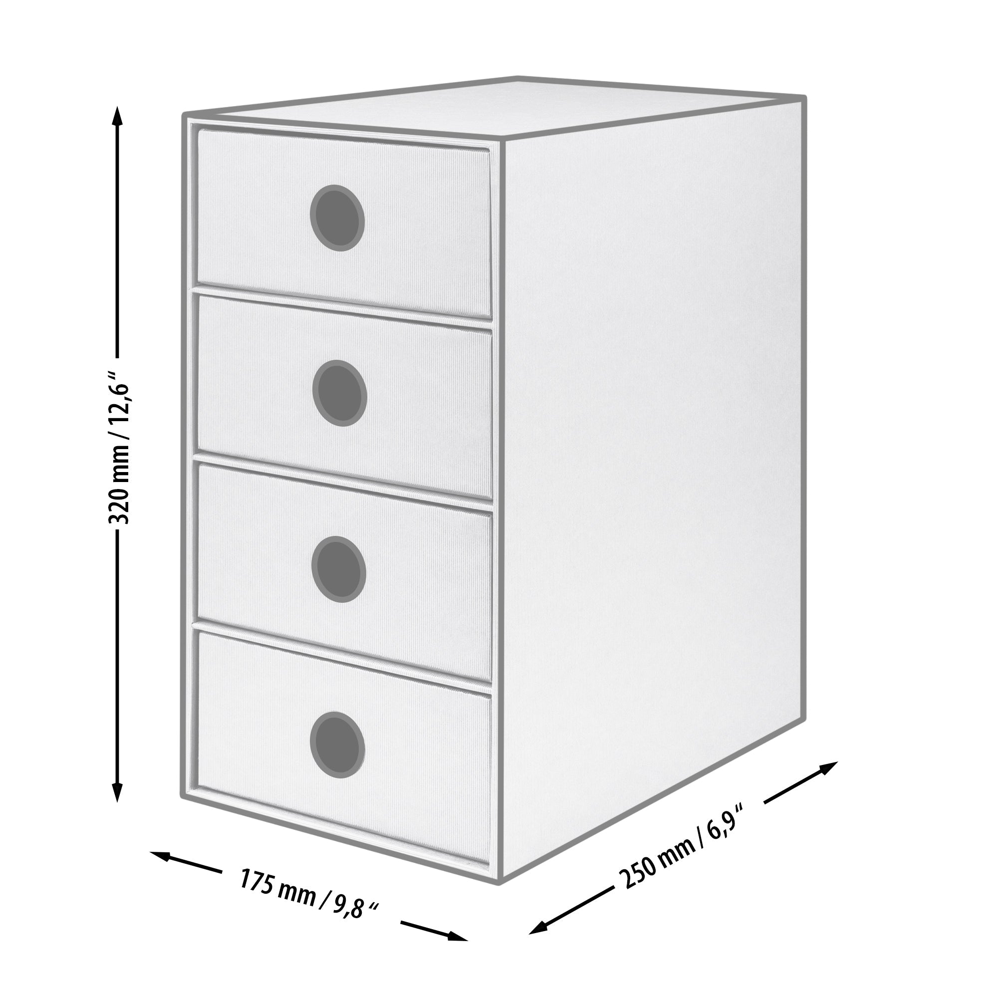 r-ssler-s-o-h-o-schubladenbox-a5-din-lang-4-f-cher-opal image 4