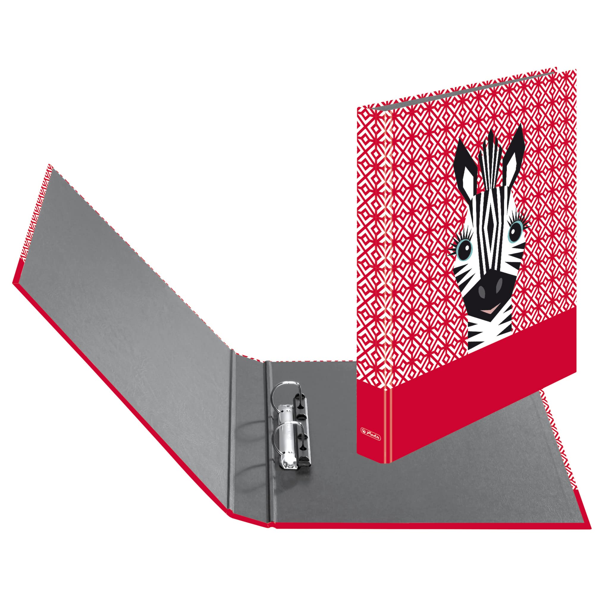 herlitz-ringbuch-a4-cute-animals-zebra-2-ringbuch-25-mm image 1