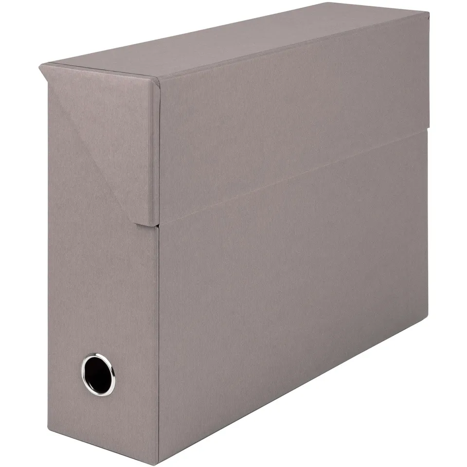 r-ssler-s-o-h-o-archivbox-a4-800-blatt-taupe-klappbox image 1
