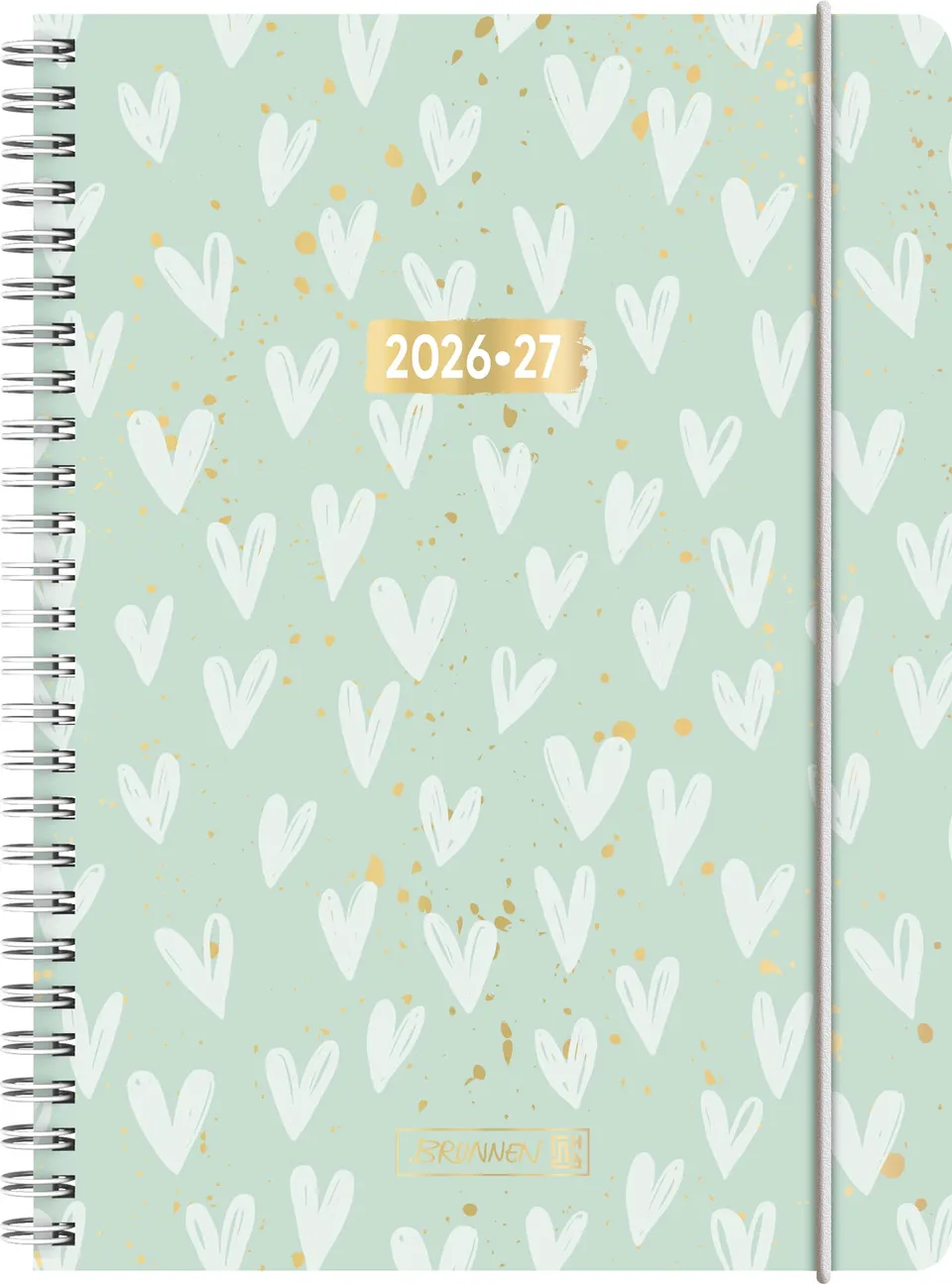 brunnen-sch-ler-kalender-2026-2027-hearts-a5-wochenkalender-18-monate image 1