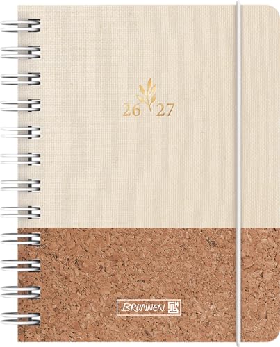 brunnen-sch-lerkalender-2026-2027-naturality-a6-textil-1-tag-pro-seite image 7