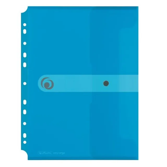 herlitz-dokumententasche-a4-zum-abheften-pp-transparent-blau-6er-pack image 1