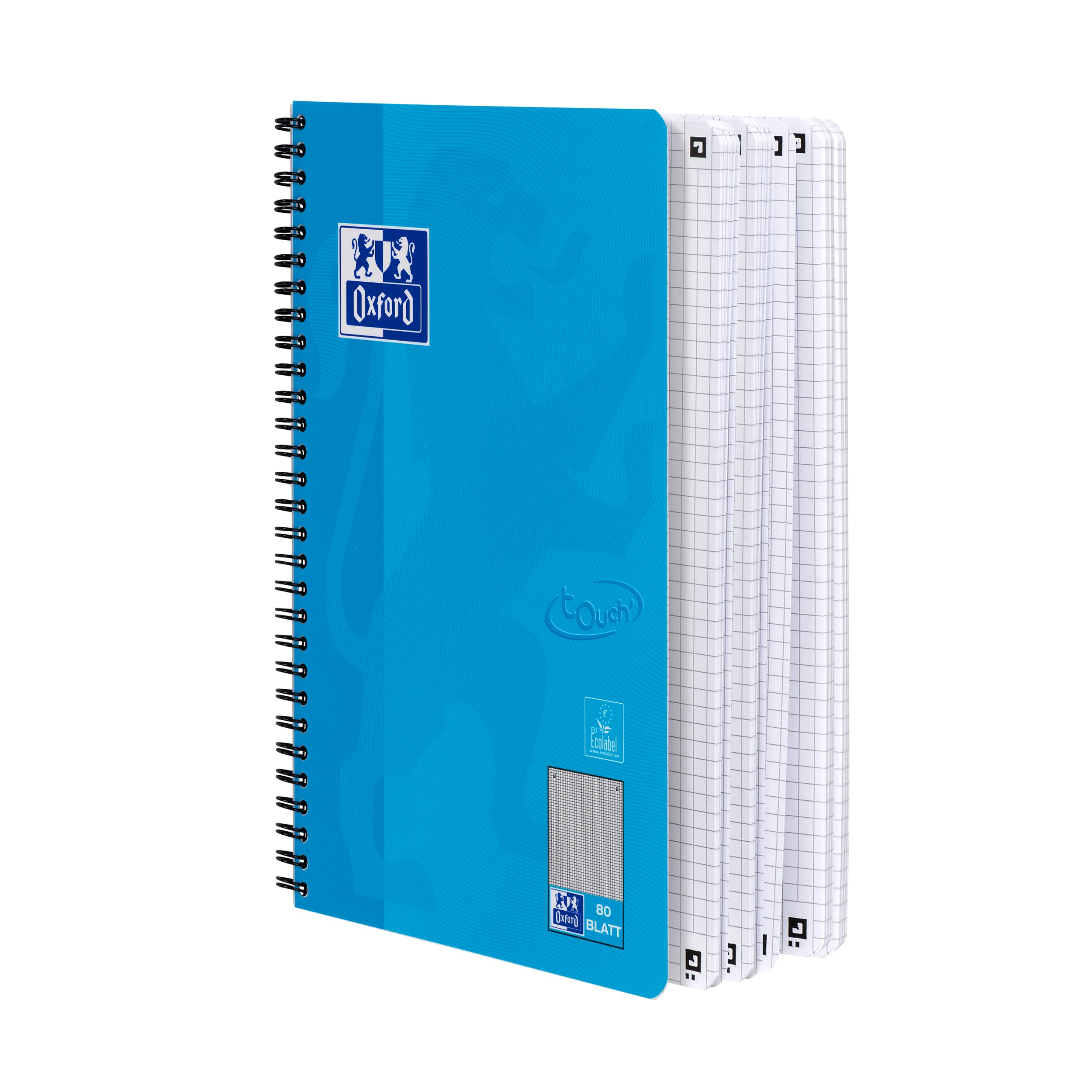 oxford-touch-collegeblock-b5-kariert-mit-rand-5-st-ck-sortiert image 4
