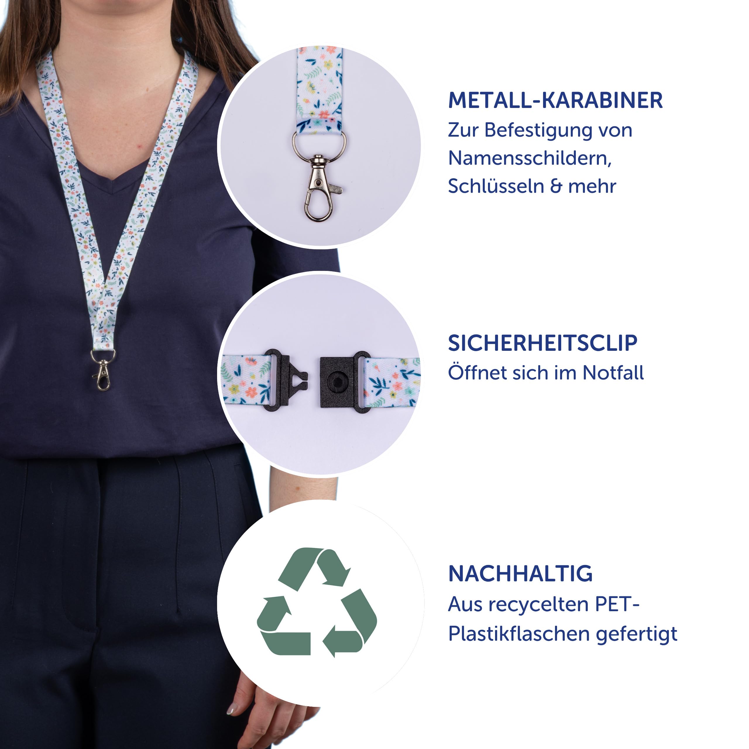 avery-zweckform-r4828f-lanyards-floral-44-x-2-cm-mit-karabiner-10-st-ck image 2