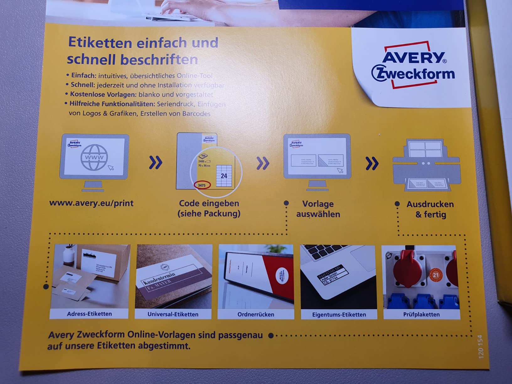 Schönes Papier, etwas blasser Druck