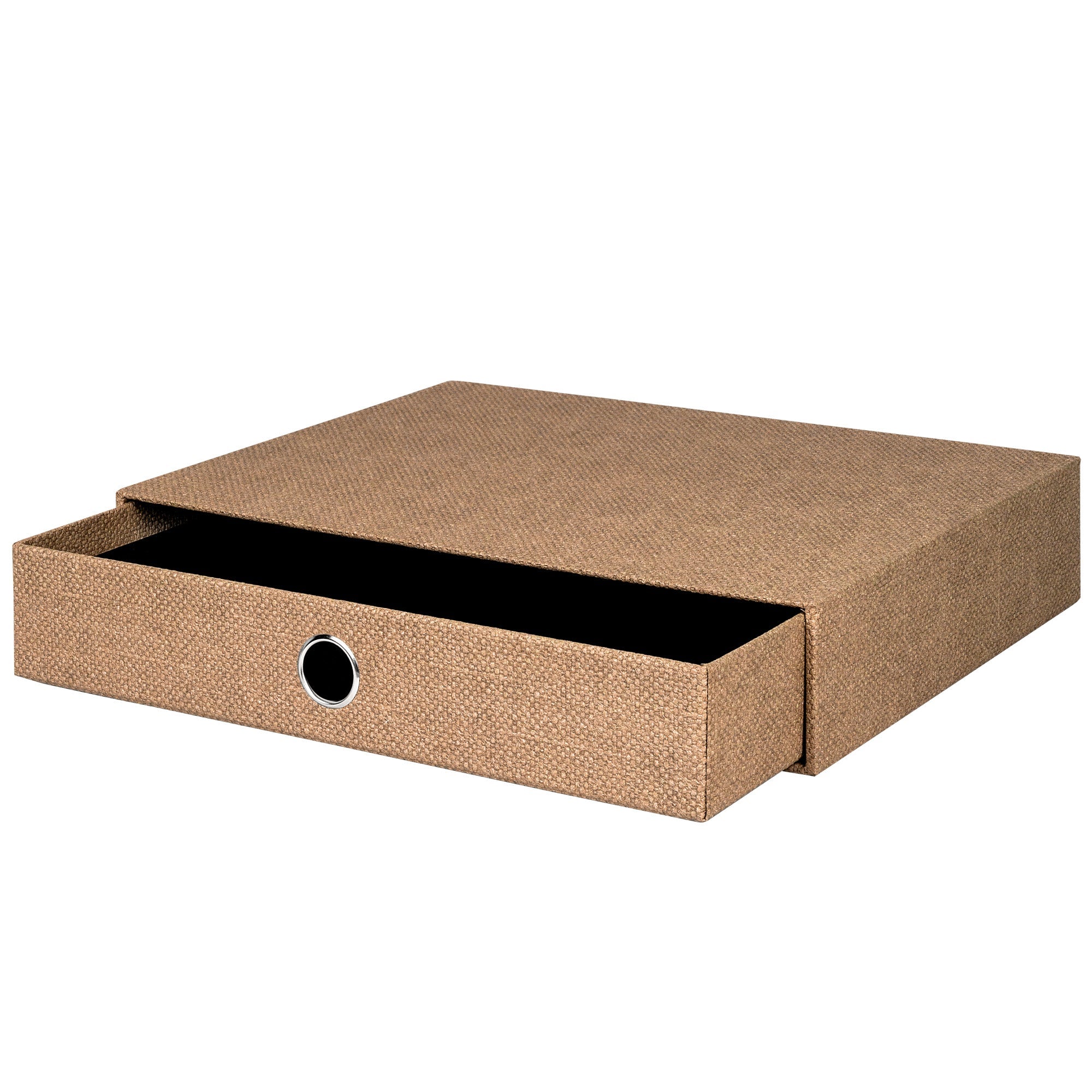 r-ssler-s-o-h-o-schubladenbox-a4-querformat-1-fach-haselnuss-braun image 2