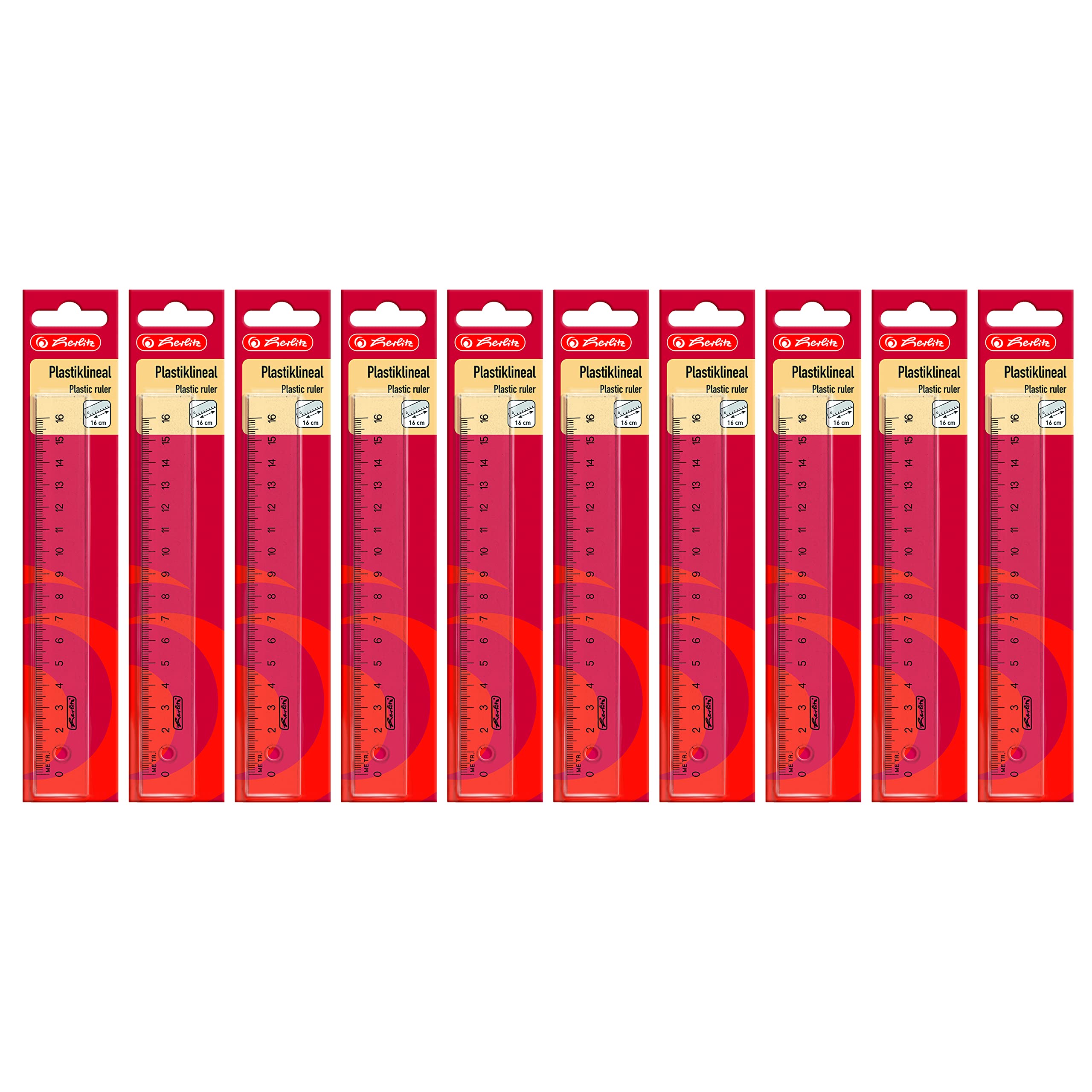 herlitz-flachlineal-16-cm-transparent-10-st-ck image 1