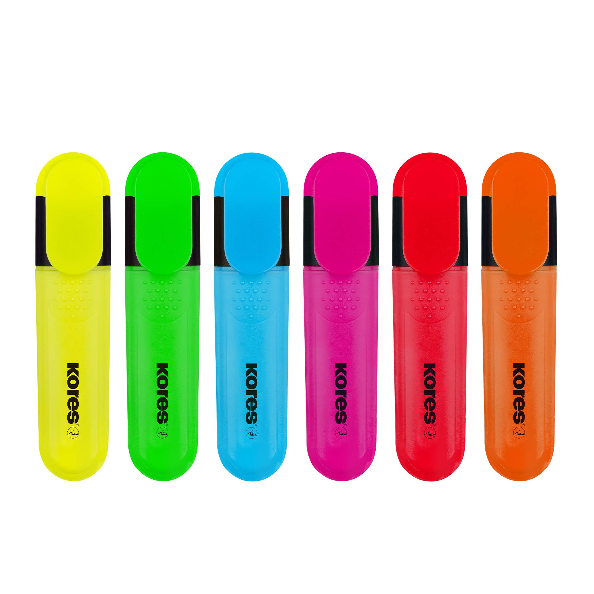 kores-tm36160-bright-liner-textmarker-6er-set-keilspitze-neon image 8