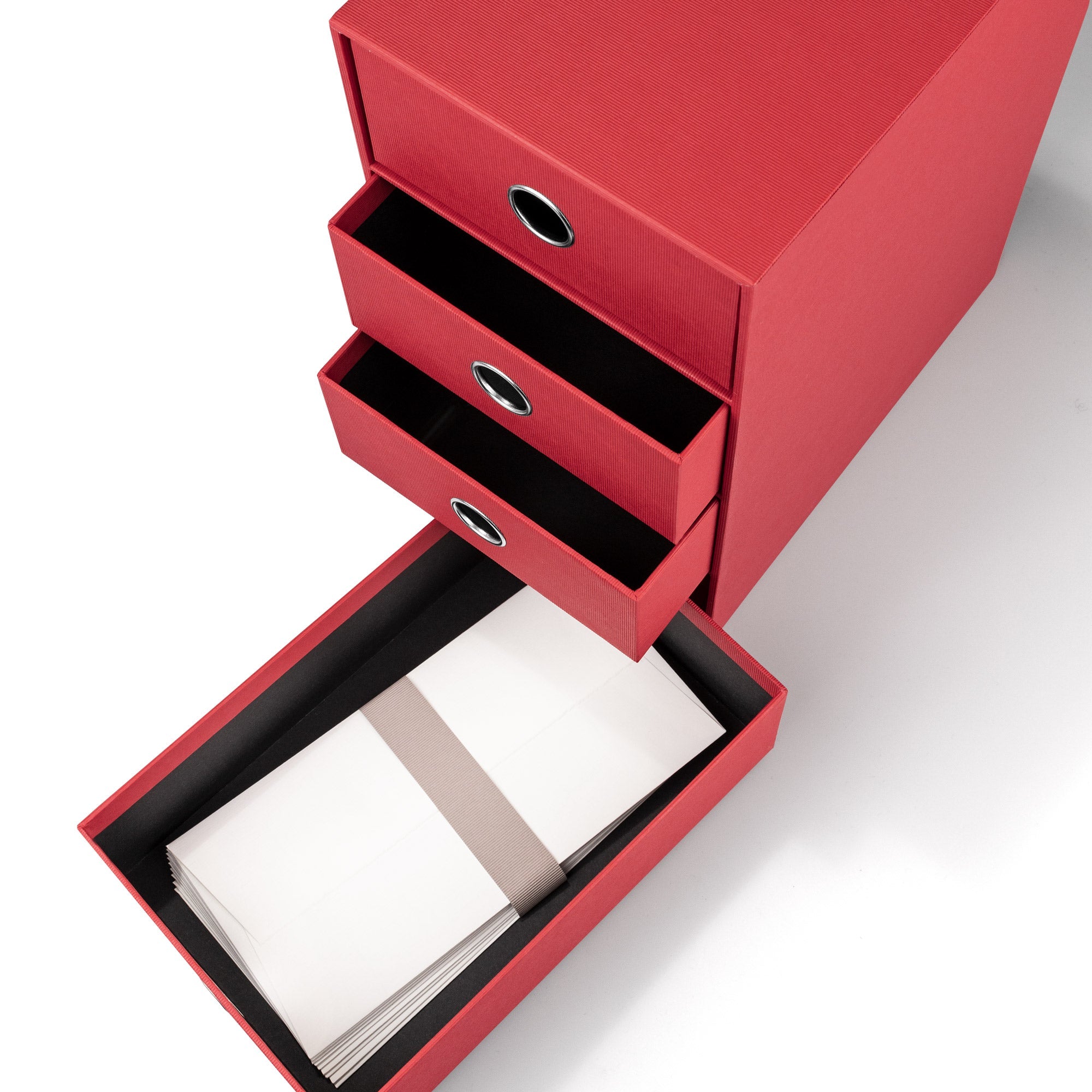 r-ssler-s-o-h-o-schubladenbox-a5-din-lang-4-f-cher-rot image 4