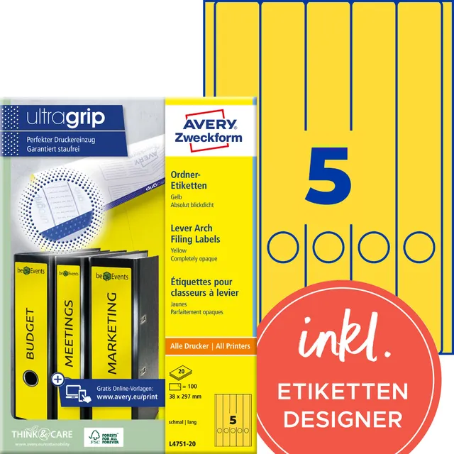 avery-zweckform-l4751-20-ordnerr-cken-etiketten-38x297-mm-gelb image 1