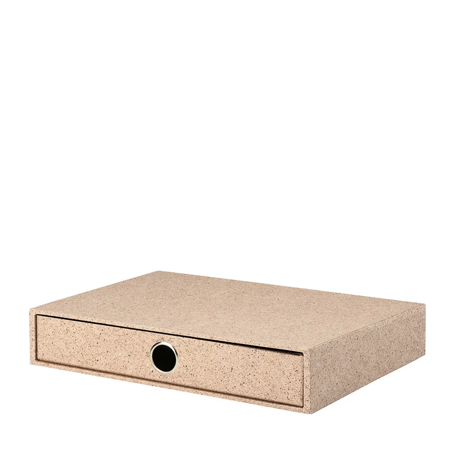 r-ssler-s-o-h-o-schubladenbox-a4-querformat-1-fach-cacao image 1