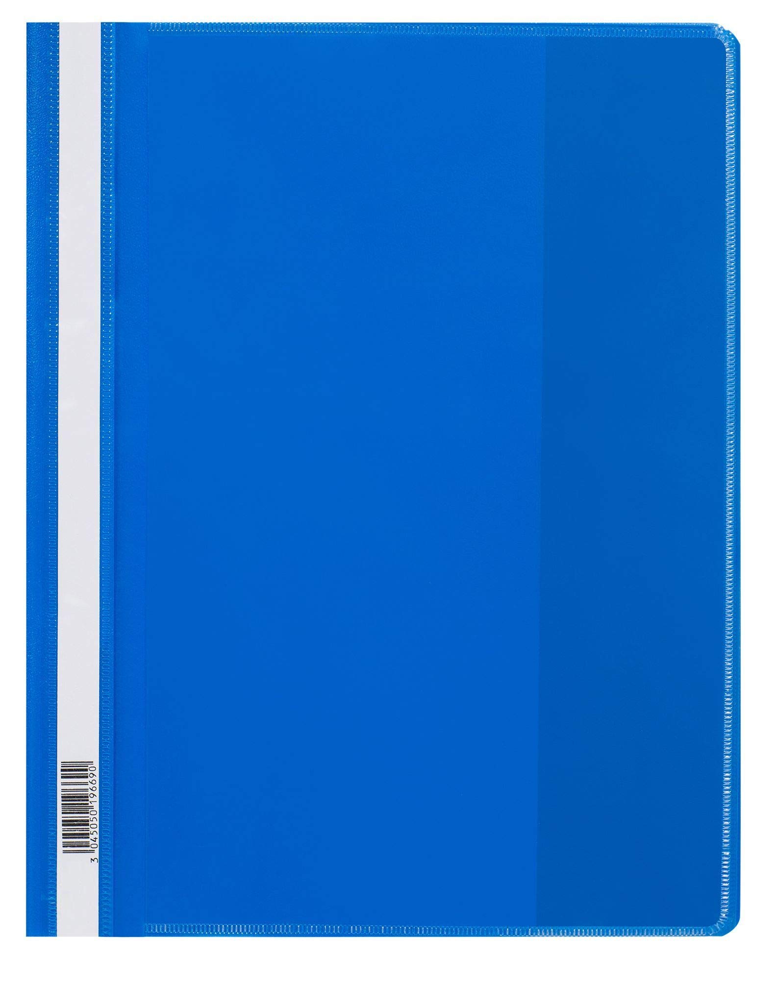 oxford-schnellhefter-din-a4-berbreit-mit-sichttasche-blau-25er-pack image 1