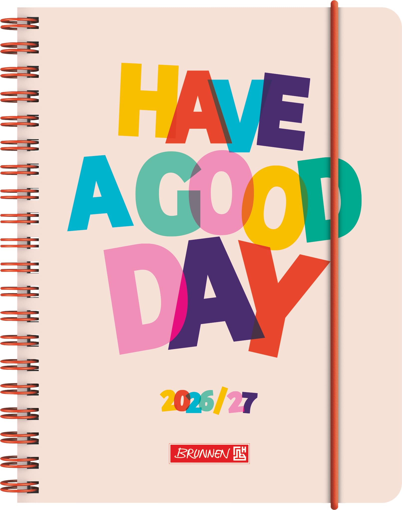 brunnen-sch-lerkalender-2026-2027-good-day-a6-hausaufgabenheft-2-seiten-1-woche image 1