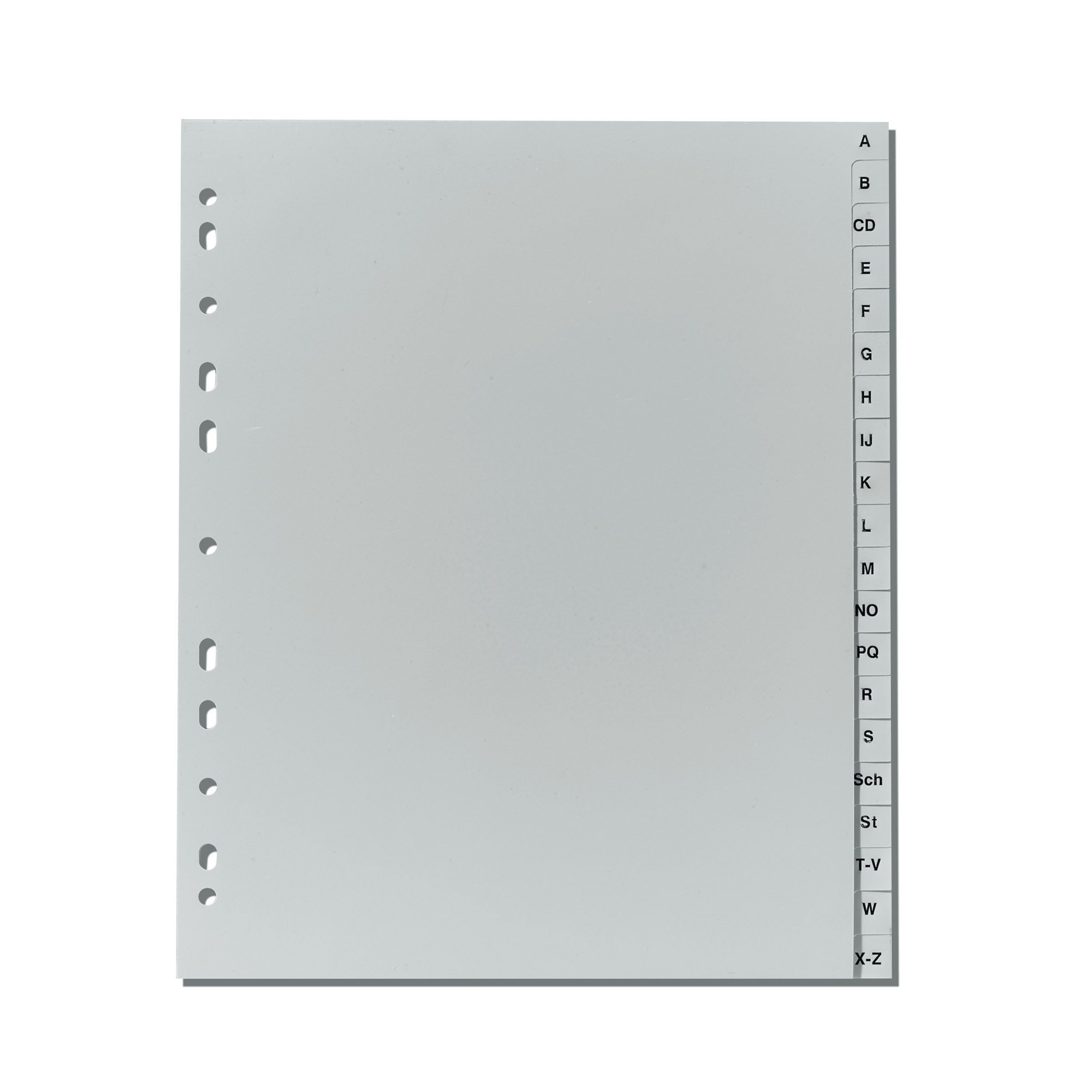 herlitz-max-file-register-a-z-a4-berbreite-20-teilig-pp-grau image 1