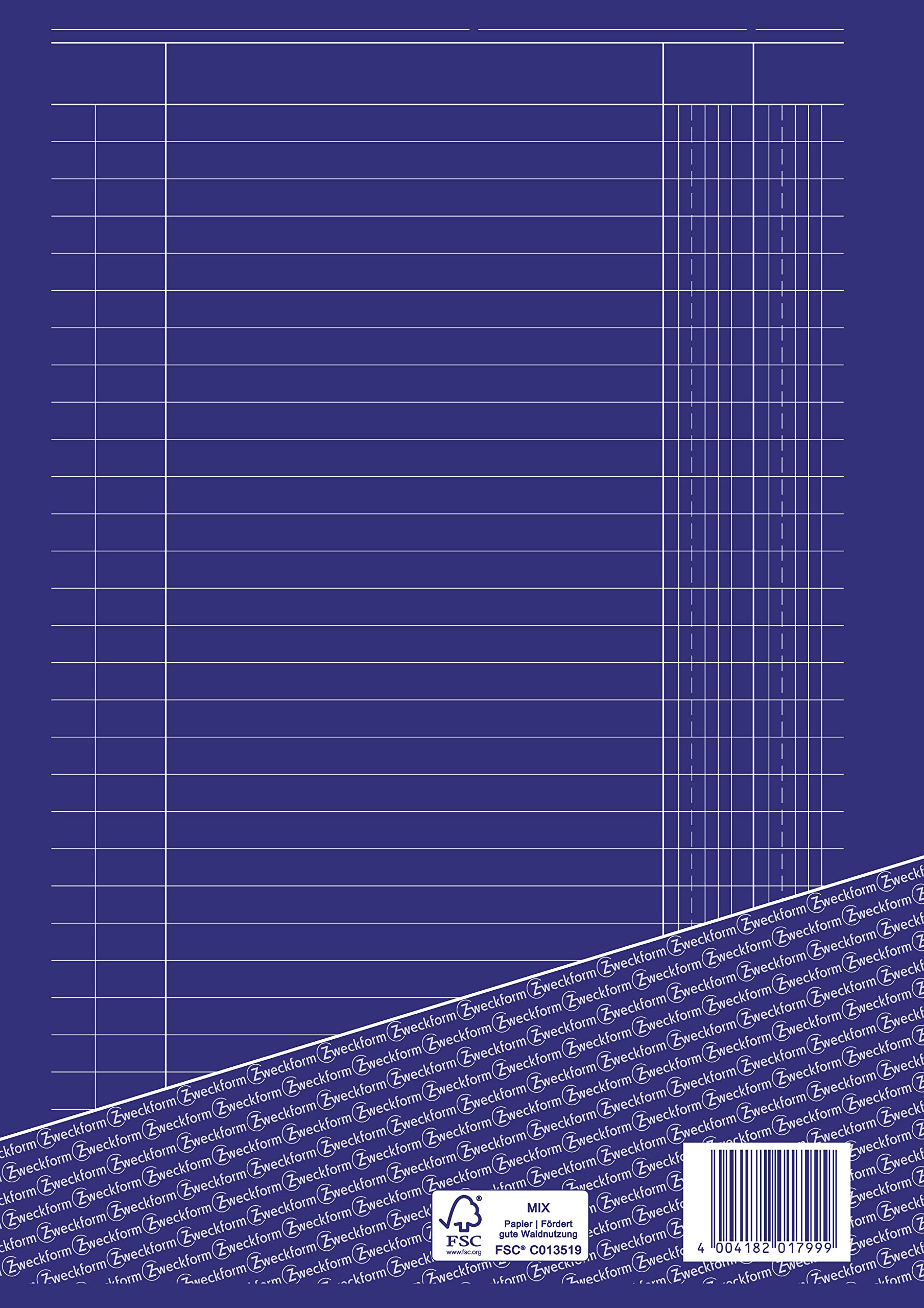avery-zweckform-1799-kolonnen-durchschreibbuch-2-kolonnen-a4-2x40-blatt-selbstdu image 2