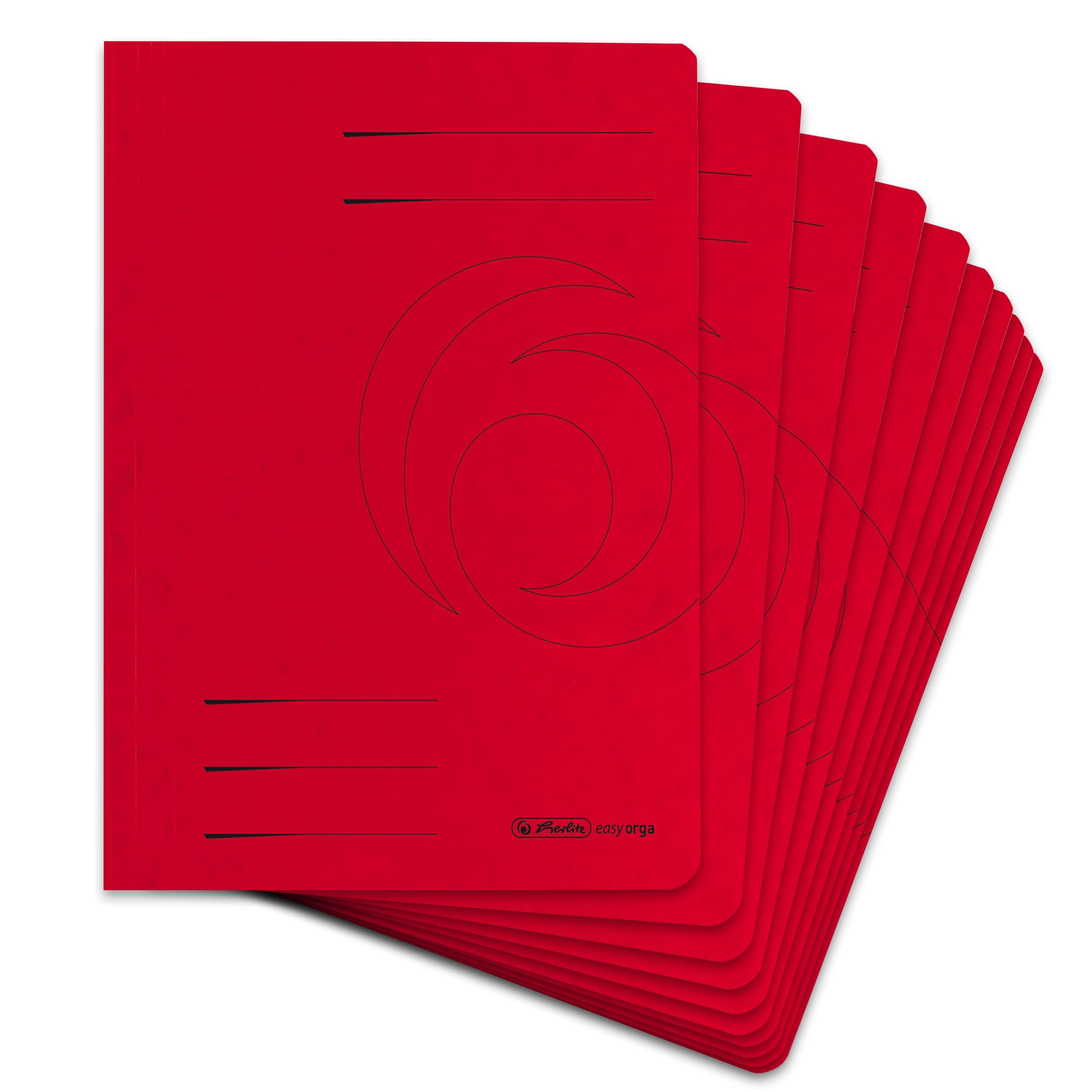 herlitz-schnellhefter-quality-a4-rot-10-st-ck-starker-karton image 1