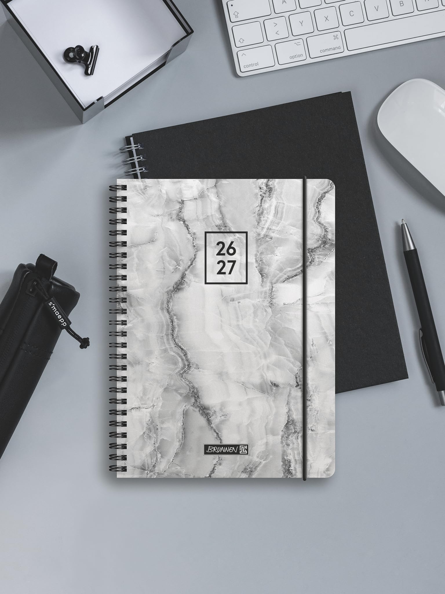brunnen-sch-lerkalender-2026-2027-grey-marble-a5-kunststoff-2-seiten-1-woche-2 image 6