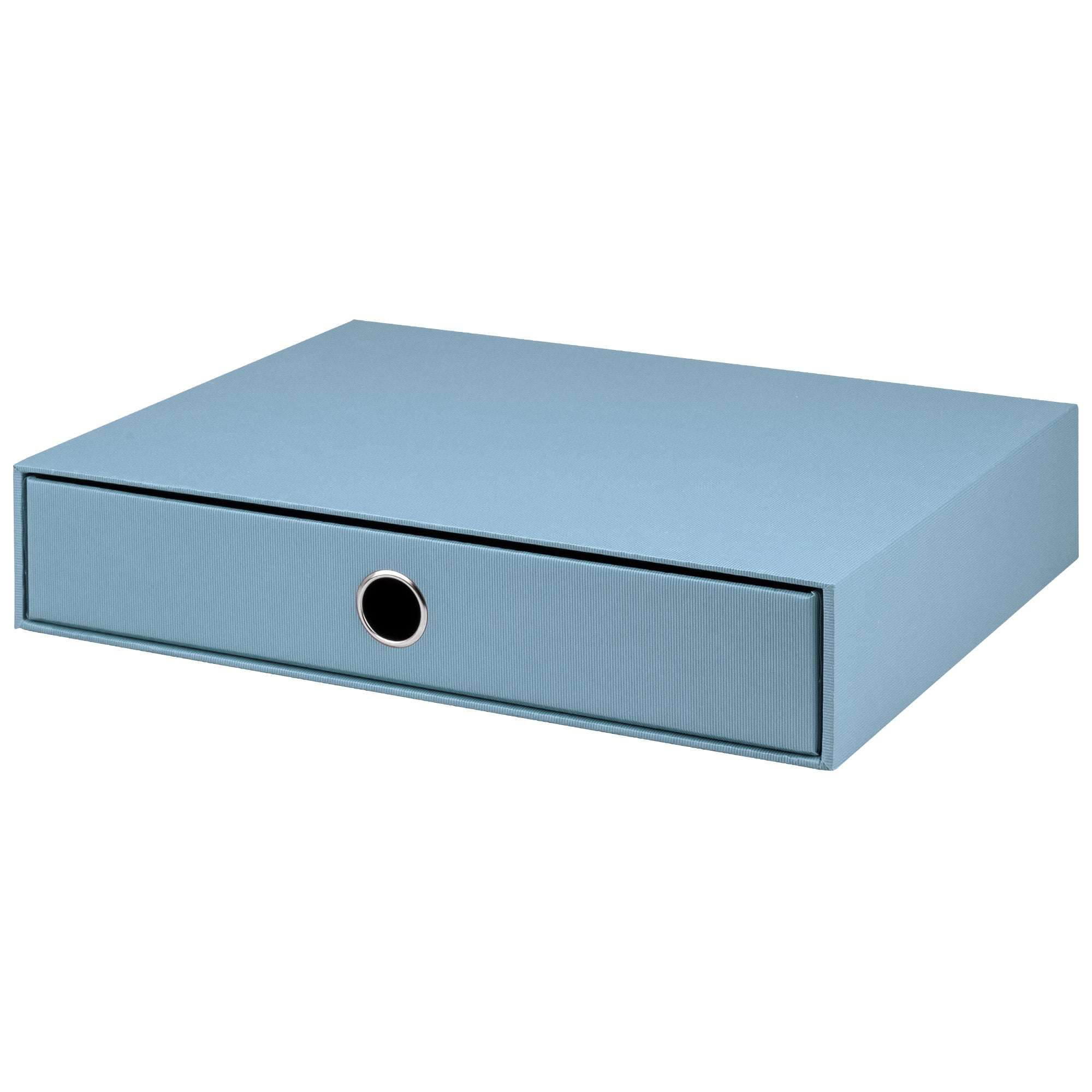 r-ssler-s-o-h-o-schubladenbox-a4-querformat-1-fach-denim-blau image 1