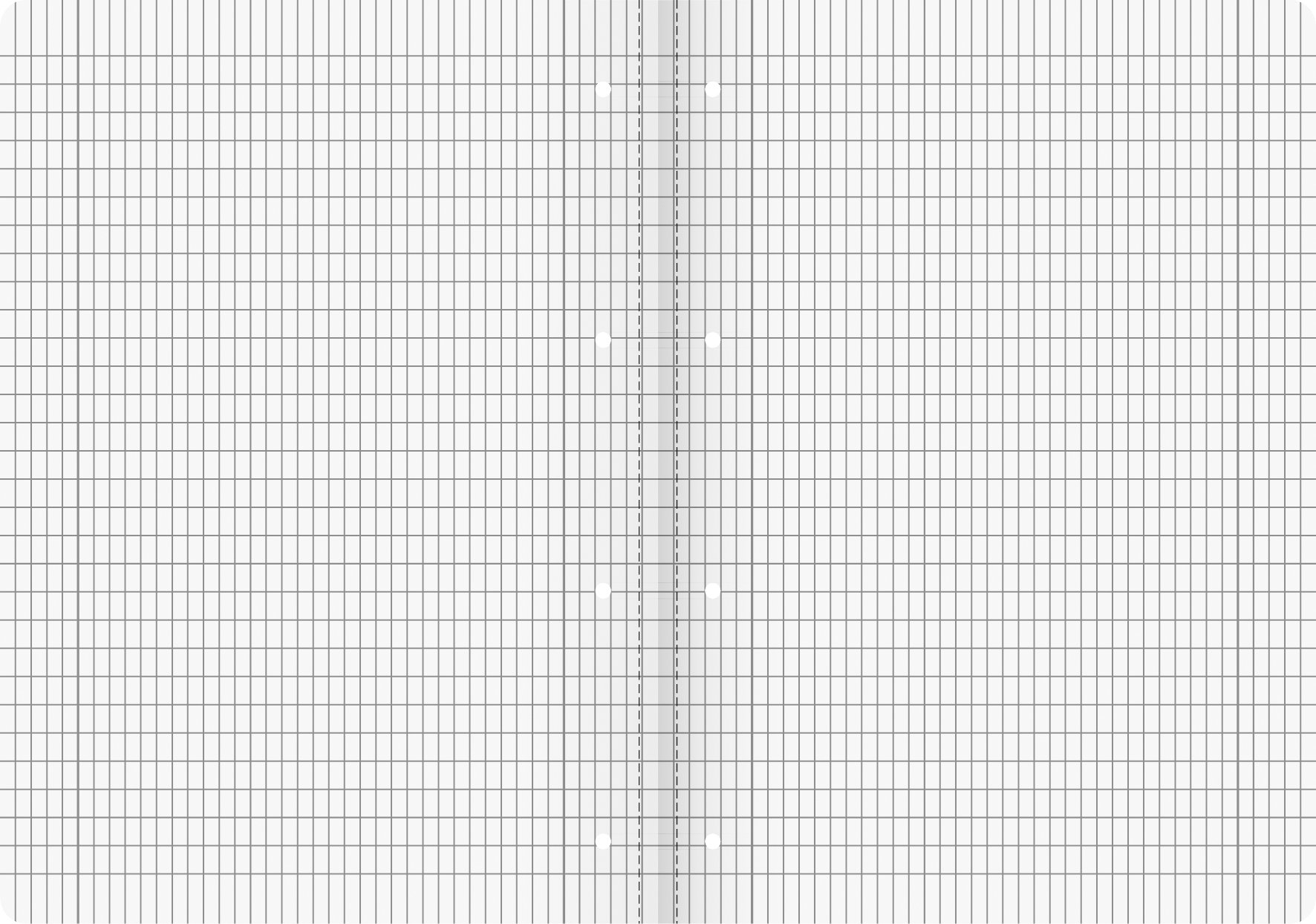 brunnen-premium-schulheft-a4-lin-39-kariert-16-blatt-mit-perforation image 3