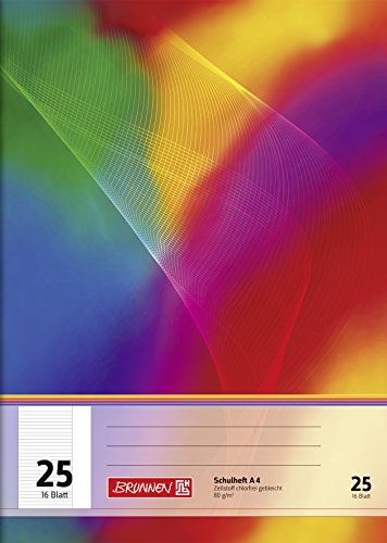 brunnen-schulheft-a4-16-blatt-liniert-lineatur-25-mit-rand-10-st-ck image 7