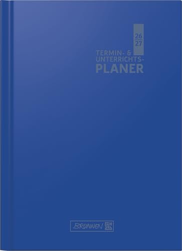brunnen-termin-unterrichtsplaner-2026-2027-a4-lehrerplaner-hardcover-blau image 4