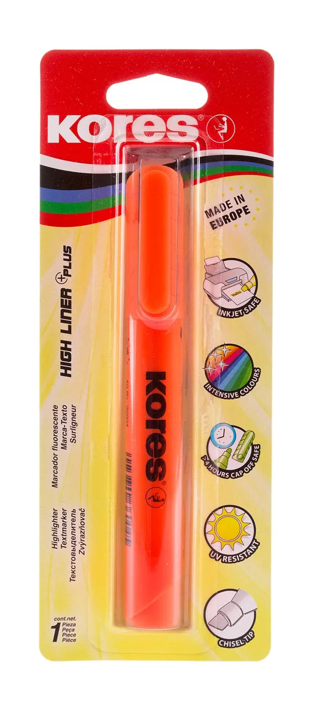 kores-high-liner-textmarker-orange-keilspitze-3-5-mm-1-st-ck image 1