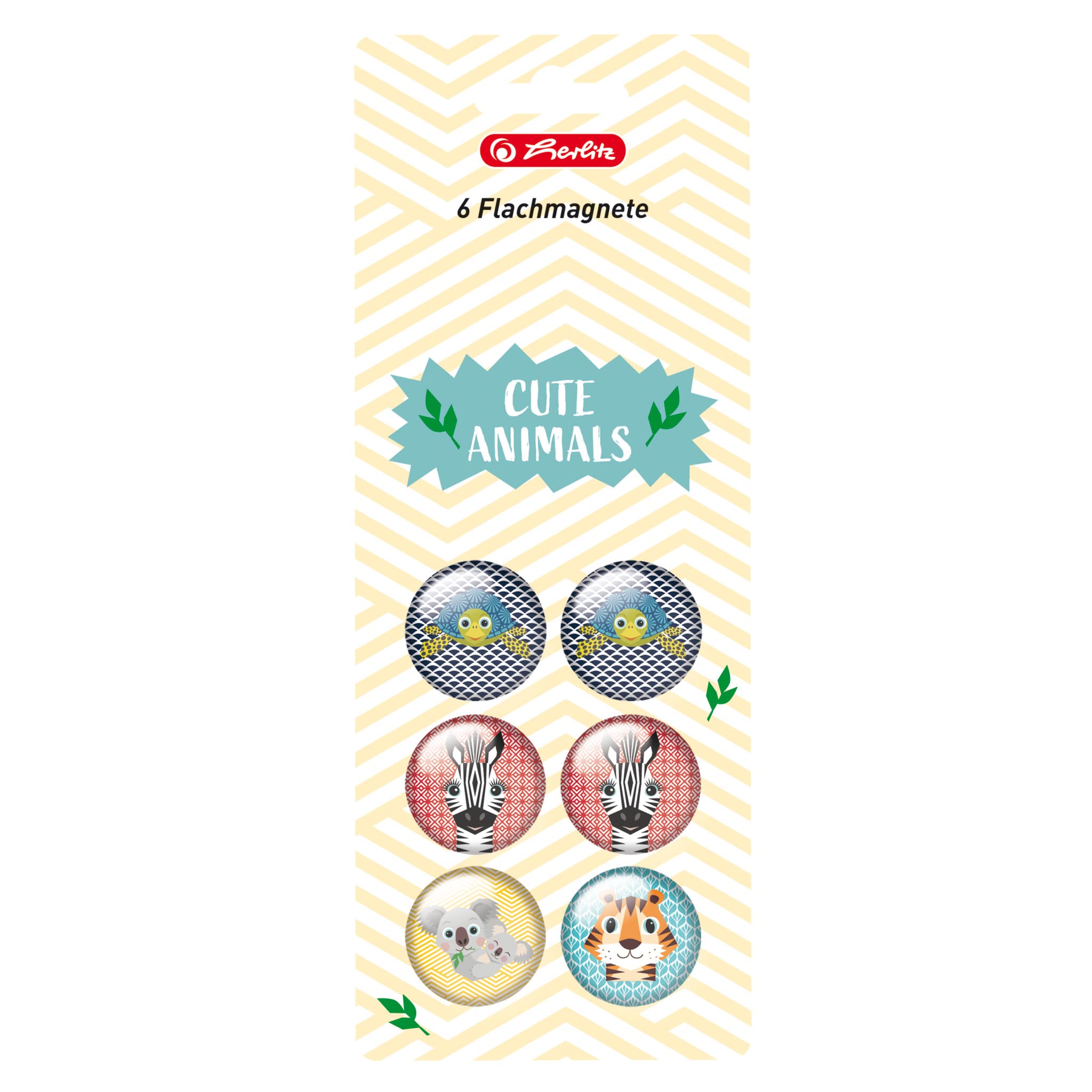 herlitz-cute-animals-flachmagnete-rund-32-mm-6-st-ck image 2