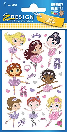 avery-zweckform-z-design-sticker-ballerina-30-papier-sticker image 5