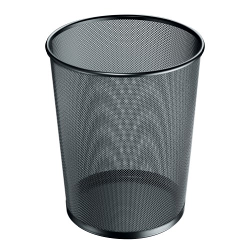 herlitz-1607068-papierkorb-manhattan-18-l-schwarz-mesh image 4