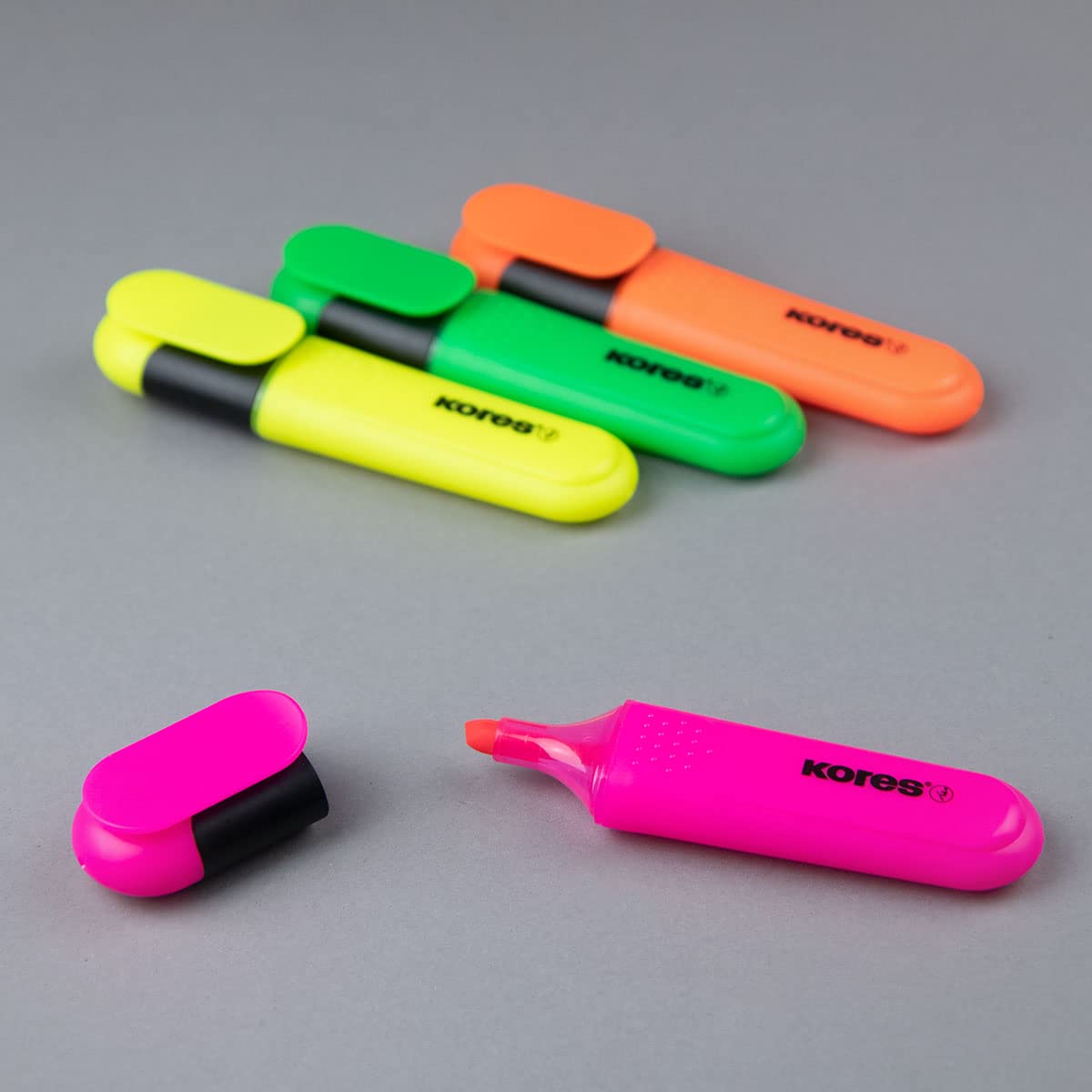 kores-bright-liner-plus-textmarker-keilspitze-4-sortierte-farben image 8