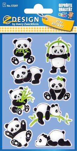avery-zweckform-z-design-glossy-sticker-panda-3d-effekt-8-st-ck-57297 image 6