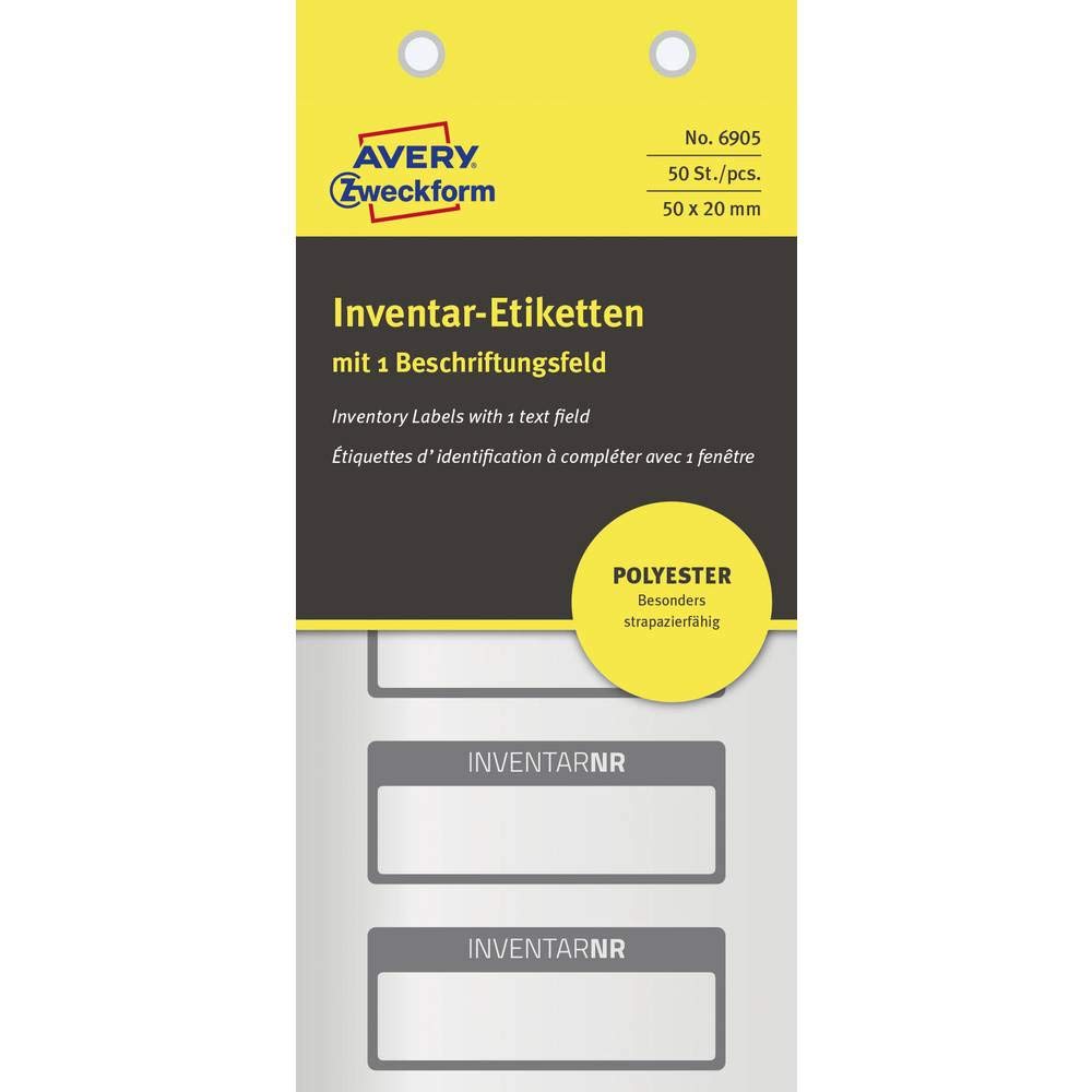 avery-zweckform-6905-inventaretiketten-50x20-mm-silber-schwarz-50-st-ck image 3