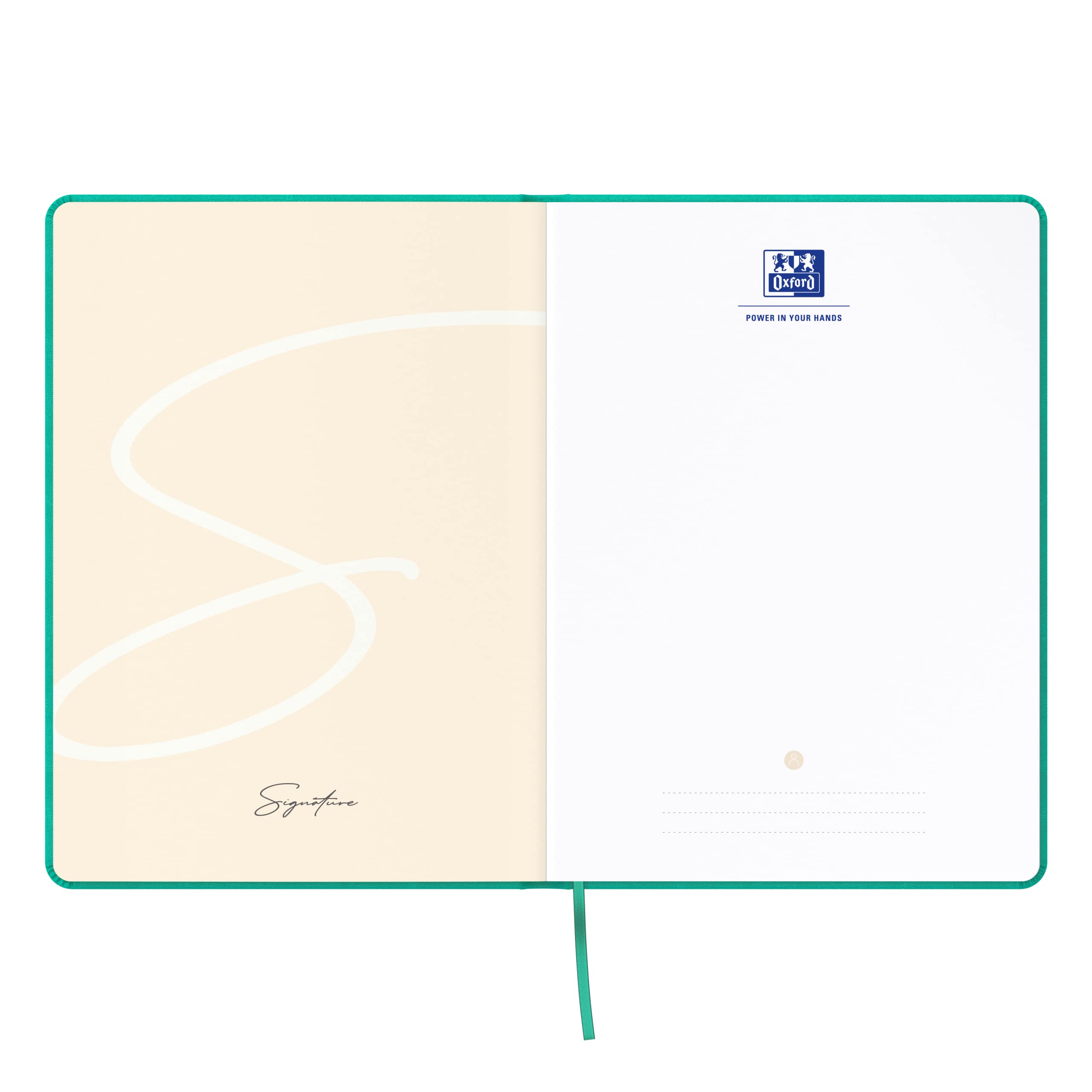 oxford-signature-notizbuch-a5-kariert-hardcover-kunstleder-160-seiten-10-farben- image 3