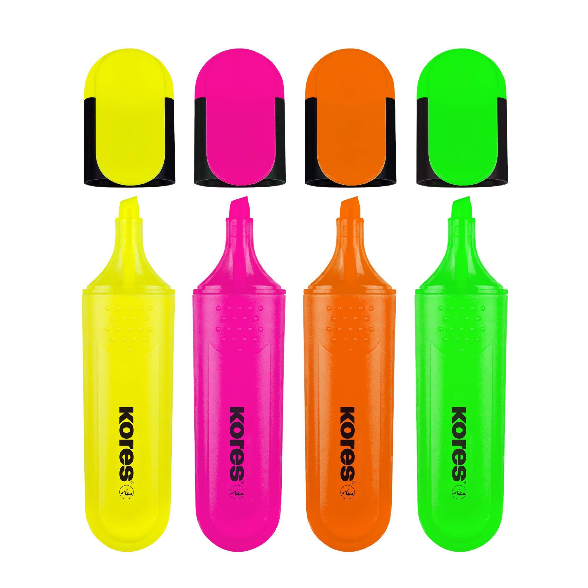 kores-bright-liner-plus-textmarker-keilspitze-4-sortierte-farben image 3