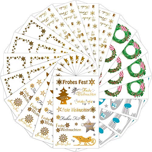 avery-zweckform-51001-weihnachtsaufkleber-gold-silber-116-sticker-20-bogen image 8