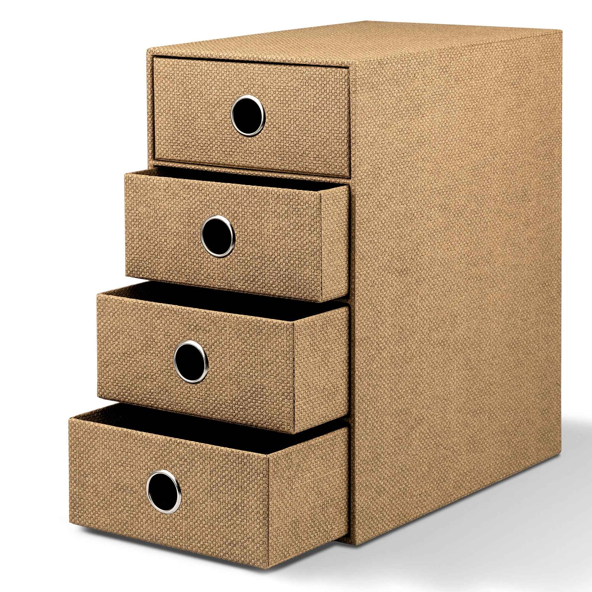 r-ssler-s-o-h-o-schubladenbox-a5-4-f-cher-haselnuss-braun image 2